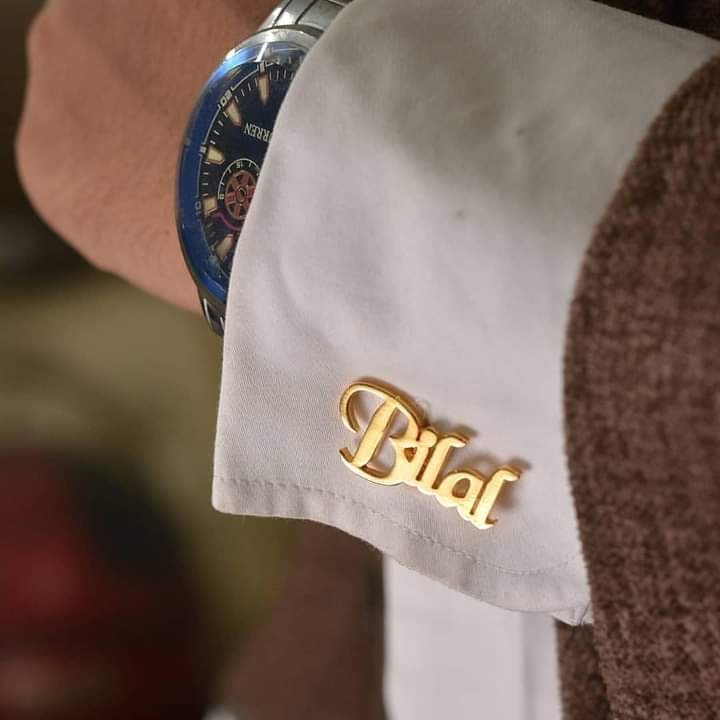 CUSTOMIZE NAME CUFFLINKS