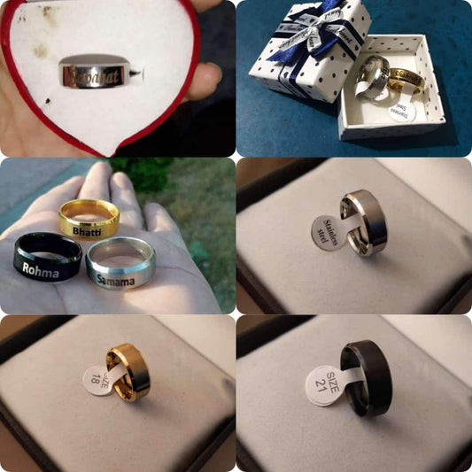 COUPLE RING IN 3 COLOUR'S